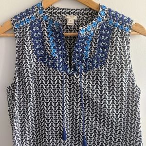 ⚡ J. Crew embroidered top